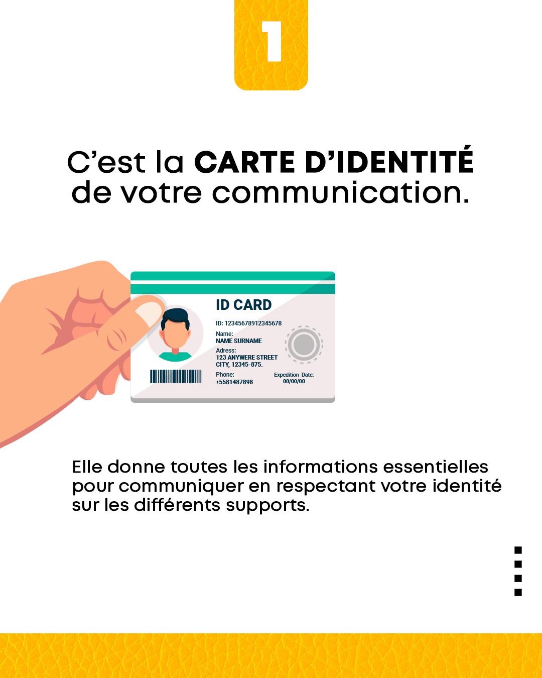 carte identité graphique